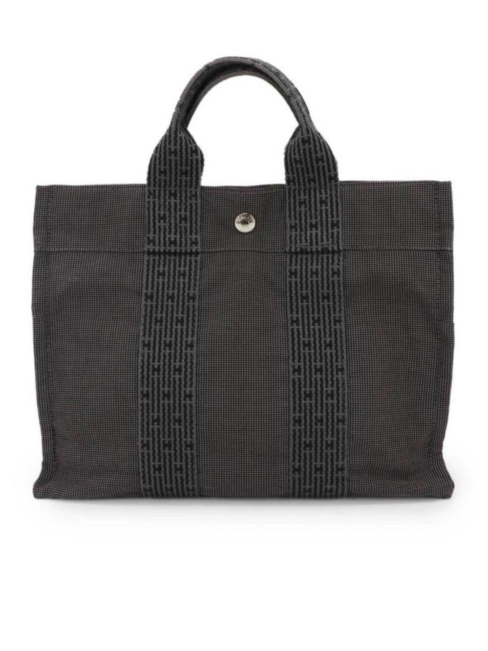 Hermes Herline PM Canvas Tote Bag